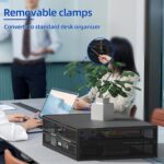 SRJZMLY Under Desk Drawer Organizer No Drill Metal Under Desk Storage Drawer Container 2 Slide Out Cabinet Drawer Suitable for Home And Office (Extra Large) - Image 4