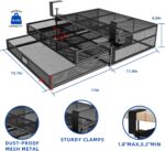 SRJZMLY Under Desk Drawer Organizer No Drill Metal Under Desk Storage Drawer Container 2 Slide Out Cabinet Drawer Suitable for Home And Office (Extra Large) - Image 7