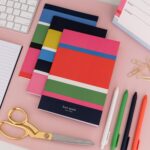 kate spade new york Soft Cover Triple Notebook Set, 3-Pack Lined Travel Journals with 80 Pages Per Book, Sunny Day Stripe - Image 7