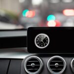 YOUNGFLY Mini Car Clock Stick on Dashboard Luminous Tiny Vent Analog Small Pocket Decorations Motorcycle Clock Watch for Bike Boat Motorcycle Home Vehicle (Black, Blue) - Image 8