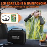 Emergency Car Tool Kit Roadside Assistance Tool Kit, Vehicle Safety Tool with Headlamp, Gloves and Jumper Cable Kit, Essential Car Accessories for Men, Women - Image 6