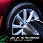 Turtle Wax Hybrid Solutions Graphene Acrylic Tire Shine Spray Coating, Long-Lasting Rich Black Shine, No-Sling, Water-Resistant Tire Dressing with UV and Dirt Repellent Protection, 23oz (Pack of 1) - Image 4