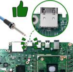 HDMI Port Replacement Kit for Xbox Series S, Display Socket Jack Connector Repair for XSS Console (Original OEM Quality), Including Tools (Screwdrivers, Tweezer, Spudger) - Image 4