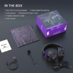 EKSA E900 Headset with Microphone for PC, PS4,PS5, Xbox - Detachable Noise Canceling Mic, 3D Surround Sound, Wired Headphone for Gaming, Computer, Laptop, 3.5MM Jack - Image 8