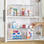 Vtopmart 4 Pack Stackable Storage Drawers, 6.6''Tall Acrylic Bathroom Makeup Organizers,Clear Plastic Drawers For Vanity, Undersink, Kitchen Cabinet,Pantry Organization and Storage - Image 7