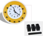 Yanscian Wall Clock with Minifigures Silent Non-Ticking Display Case Frame Building Block DIY Wall Decor for Kids Room Bedrooms (24 Minifigures Included) - Image 4
