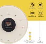 Yanscian Wall Clock with Minifigures Silent Non-Ticking Display Case Frame Building Block DIY Wall Decor for Kids Room Bedrooms (24 Minifigures Included) - Image 5