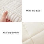 Awjcsv Couch Cover for Dogs Washable, Fuzzy Pet Couch Covers for 2 Cushion Sofa Pet Friendly, Non Slip Sofa Cover (White, 27.6" x 59"/70 x 150cm) - Image 7