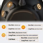 ToolFun Gel Ear Pad Bluetooth Hearing Protection Headphones, 30dB SNR, 1200mAh Rechargeable Battery for 120H Playtime - Image 7