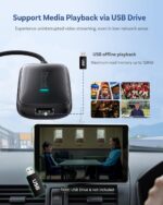 OTTOCAST Play2Video Ultra Wireless CarPlay Android Auto Adapter AI Box, Video Player Built-in Netflix/YouTube/IPTV, Plug & Play Streaming Device for Car - Image 6