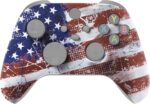 eXtremeRate Custom Shell for Xbox Series X & S Controller - Revitalize Your Controller - Impression US Flag Replacement Cover Front Housing Cover for Xbox Core Controller - Image 6