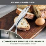 GreenPan Valencia Pro Tri-Ply Stainless Steel 10 Piece Cookware Set, Induction Ready Pots & Pans, Mirror Finish, Dishwasher Safe & Oven/Broiler Safe to 600F, Compatible with All Cooktops, Silver - Image 10