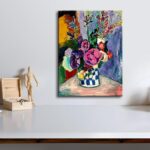 Wieco Art Canvas Prints Wall Art Still Life of Peonies in a Vase 1907 by Henri Matisse Abstract Canvas Art Print for Wall Decor and Home Office Decorations - Image 4