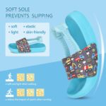 Otojaku Kids Flip Flops Sandals Toddler Boys Girls Sequin Slides Shower Beach Pool Shoes Slip on Summer Slippers with Back Strap - Image 6