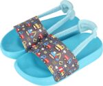 Otojaku Kids Flip Flops Sandals Toddler Boys Girls Sequin Slides Shower Beach Pool Shoes Slip on Summer Slippers with Back Strap - Image 9