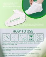 SULADEC Moisturizing Foot Mask with Shea Butter and Goat Milk, Hydrating Foot Masks for Dry Cracked Feet, Dry Skin Moisturizer for Soft and Smooth Touch Feet - Men Women - 5 Pairs - Image 8