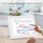 Smart Digital Calendar, 10.1" HD Smart Touch Screen Home Interactive Electron Calender WiFi Planner,Meal Schedule, Duty Chart,Achievement Rewards- Built-in Digital Photo Frame Function - Image 5