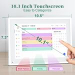 Smart Digital Calendar, 10.1" HD Smart Touch Screen Home Interactive Electron Calender WiFi Planner,Meal Schedule, Duty Chart,Achievement Rewards- Built-in Digital Photo Frame Function - Image 8