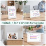 Smart Digital Calendar, 10.1" HD Smart Touch Screen Home Interactive Electron Calender WiFi Planner,Meal Schedule, Duty Chart,Achievement Rewards- Built-in Digital Photo Frame Function - Image 9