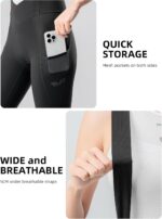 ROCKBROS Cycling Bibs Women with Removable Straps 3D Breathable Padded Bike Pants with Pockets Stretch Tight Cycling Pants - Image 6