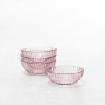 Fortessa Archie Glass 12 Piece Dinnerware Set, Service for 4, Pink - Image 5
