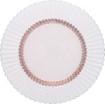 Fortessa Archie Glass 12 Piece Dinnerware Set, Service for 4, Pink - Image 10