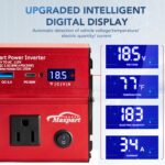 500W Power Inverter, Car/Light Truck 12V DC to 110V AC Converter USB and 3.0A USB and Type-C Ports Car Charger Inverter with Cigarette Lighter Ports for Smartphones Laptops Tablets - Image 4