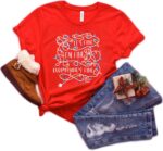 It's Fine I'm Fine Everything's Fine Shirt Women Christmas Lights Graphic T-Shirt Casual Short Sleeve Xmas Teacher Gift Tops - Image 5