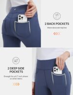 baleaf Women's Thick Fleece Lined Leggings Winter Warm Jeggings Water Resistant High Waisted Tights Snow Pants 4 Pockets - Image 7