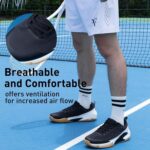 TEOHRW Wide Tennis Shoes for Men | All Court Pickleball Racquetball & Squash Athletic Sneakers | Arch Support & Cushioned Midsole - Image 5