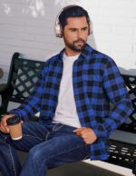 COOFANDY Mens Flannel Shirts Long Sleeve Plaid Button Down Shirts Casual Cotton Shirts - Image 4