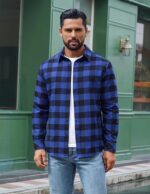 COOFANDY Mens Flannel Shirts Long Sleeve Plaid Button Down Shirts Casual Cotton Shirts - Image 5