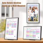 15.6 inch Wall Planner Digital Calendar Electronic Calendar Chore Chart,Smart Touchscreen Full HD Interactive Display for Family Schedules,Wall/Desk Mountable for Seamless Scheduling/Organizing - Image 7