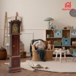 Miniature Dollhouse Grandfather Clock Set, 1:12 Scale Mini Doll House Furniture Accessories, Victorian Decoration for Living Room, Bedroom, Kitchen, Home, Office, Small Wooden Rustic Essential Decor - Image 6