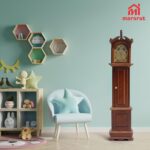 Miniature Dollhouse Grandfather Clock Set, 1:12 Scale Mini Doll House Furniture Accessories, Victorian Decoration for Living Room, Bedroom, Kitchen, Home, Office, Small Wooden Rustic Essential Decor - Image 7