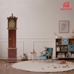Miniature Dollhouse Grandfather Clock Set, 1:12 Scale Mini Doll House Furniture Accessories, Victorian Decoration for Living Room, Bedroom, Kitchen, Home, Office, Small Wooden Rustic Essential Decor - Image 8