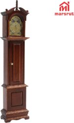 Miniature Dollhouse Grandfather Clock Set, 1:12 Scale Mini Doll House Furniture Accessories, Victorian Decoration for Living Room, Bedroom, Kitchen, Home, Office, Small Wooden Rustic Essential Decor - Image 10