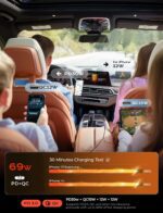 LISEN Retractable Car Charger [69W USB C Car Accessories Adapter ] for iPhone 16 USB C Charger Fast Charging, Travel Essentials Gifts for Women Men, Road Trip Essentials for iPhone 16 15 14 13 12 - Image 5