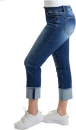 Royalty For Me Womens Women's Premium Stretch Mega Cuff Jeans - Image 3