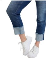 Royalty For Me Womens Women's Premium Stretch Mega Cuff Jeans - Image 6
