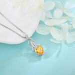 Infinity Celtic Knot Necklace for Women 925 Sterling Silver Irish Necklace Birthstone Jewelry Gifts for Her - Image 5