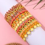 Taouzi Surfer Heishi Bracelets for Women Bulk Handmade Stackable Stretch Friendship Bracelets Christmas Jewelry Gifts for Women - Image 5