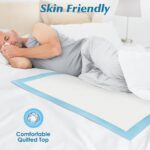 50 Count 36" x 36" Super Absorbency Disposable Underpads - Leakproof Quick Drying Pads for Baby, Puppy & Adults, Bed Pads, Incontinence & Dog Pee - Image 6