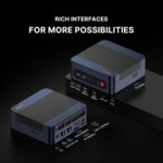 BOSGAME M4 Plus Mini PC Gaming, AMD Ryzen 9 7940HS (up to 5.2GHz) 32GB DDR5 1TB PCIe4.0 SSD Mini Computer, Mini PC 4K Display USB4 & Oculink, 2.5G Dual LAN, WiFi 6, BT5.2 - Image 7