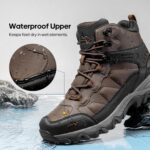 NORTIV 8 Men's Waterproof Hiking Boots Outdoor Trekking Lightweight Mountaineering Leather Shoes - Image 8