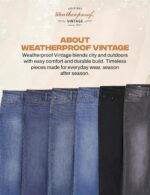 Weatherproof Vintage Fleece Lined Jeans Men - Regular Fit | Soft & Warm, Cold Weather Insulated Fleece Winter Pants for Men - Image 11