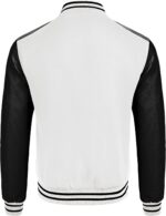 COOFANDY Mens Varsity Jacket Casual Leather Sleeve Baseball Letterman Bomber Jacket Coat - Image 6