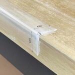 Edge Protector 100% Silicone, Baby Proofing Corners Clear Guards, Pre-Tape Adhesive Soft for Kids Safety, Child Table Cabinets Furniture Bumper (0.8x0.8in(Width), 12 Foot (Pack of 1)) - Image 3