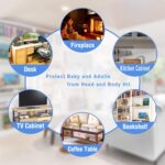 Edge Protector 100% Silicone, Baby Proofing Corners Clear Guards, Pre-Tape Adhesive Soft for Kids Safety, Child Table Cabinets Furniture Bumper (0.8x0.8in(Width), 12 Foot (Pack of 1)) - Image 6