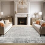 zesthome 5x7 Area Rugs, Modern Washable Rug, Non-Slip Rugs for Living Room, Stain Resistant Abstract Rugs, Ultra-Thin Indoor Area Rug 5x7, Home Decor Grey Rug - Image 9